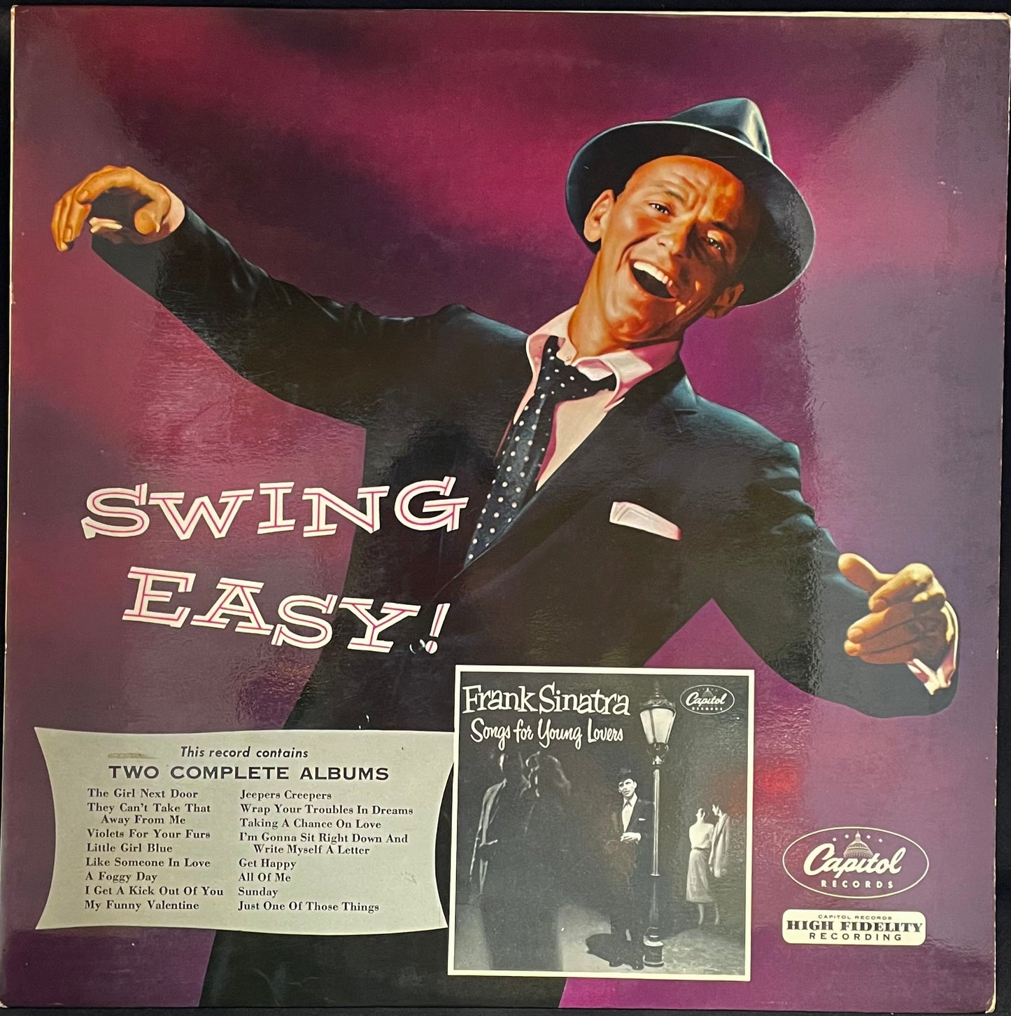 Frank Sinatra – Swing Easy! And Songs For Young Lovers - USED Vinyl LP