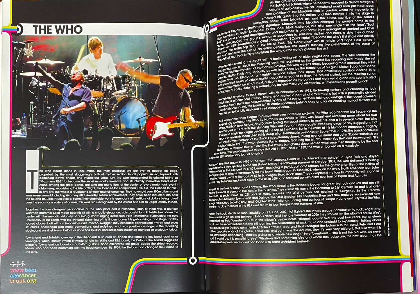 Teenage Cancer Trust Royal Albert Hall 2007 Programme