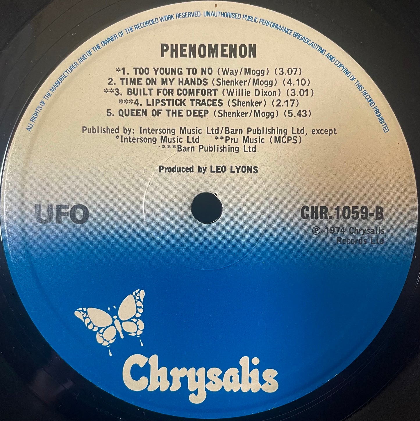 UFO – Phenomenon - USED Vinyl LP