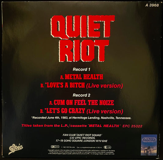 Quiet Riot – Metal Health - USED Vinyl 7" EP - Special 4-Track Tour Edition