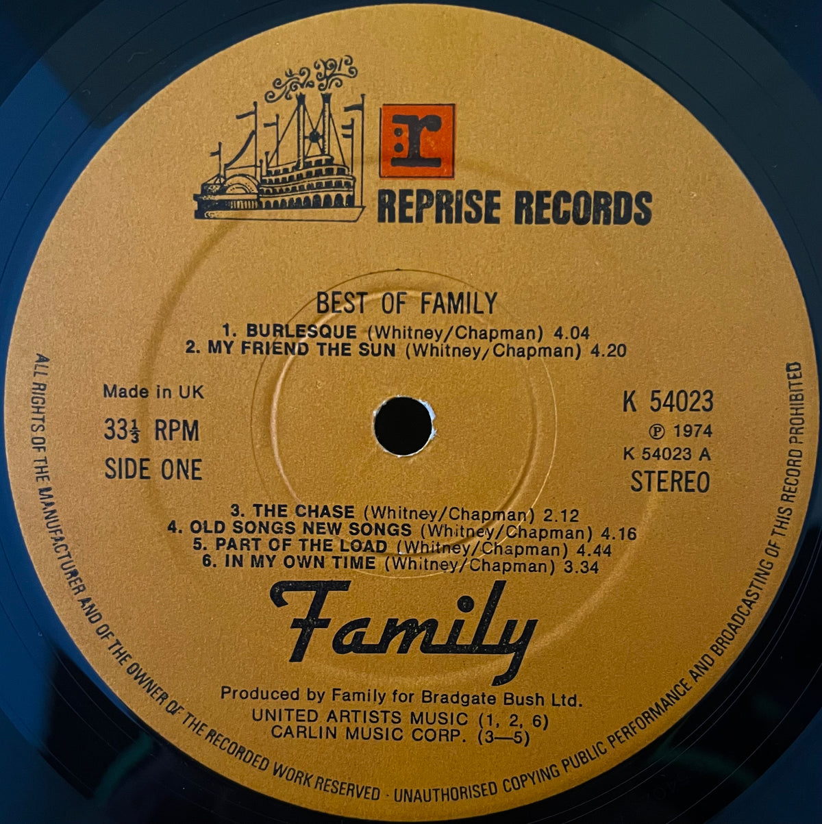 Family – Best Of Family - USED Vinyl 12" LP