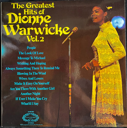 Dionne Warwicke – The Greatest Hits Of Dionne Warwicke Vol. 2 - USED Vinyl LP
