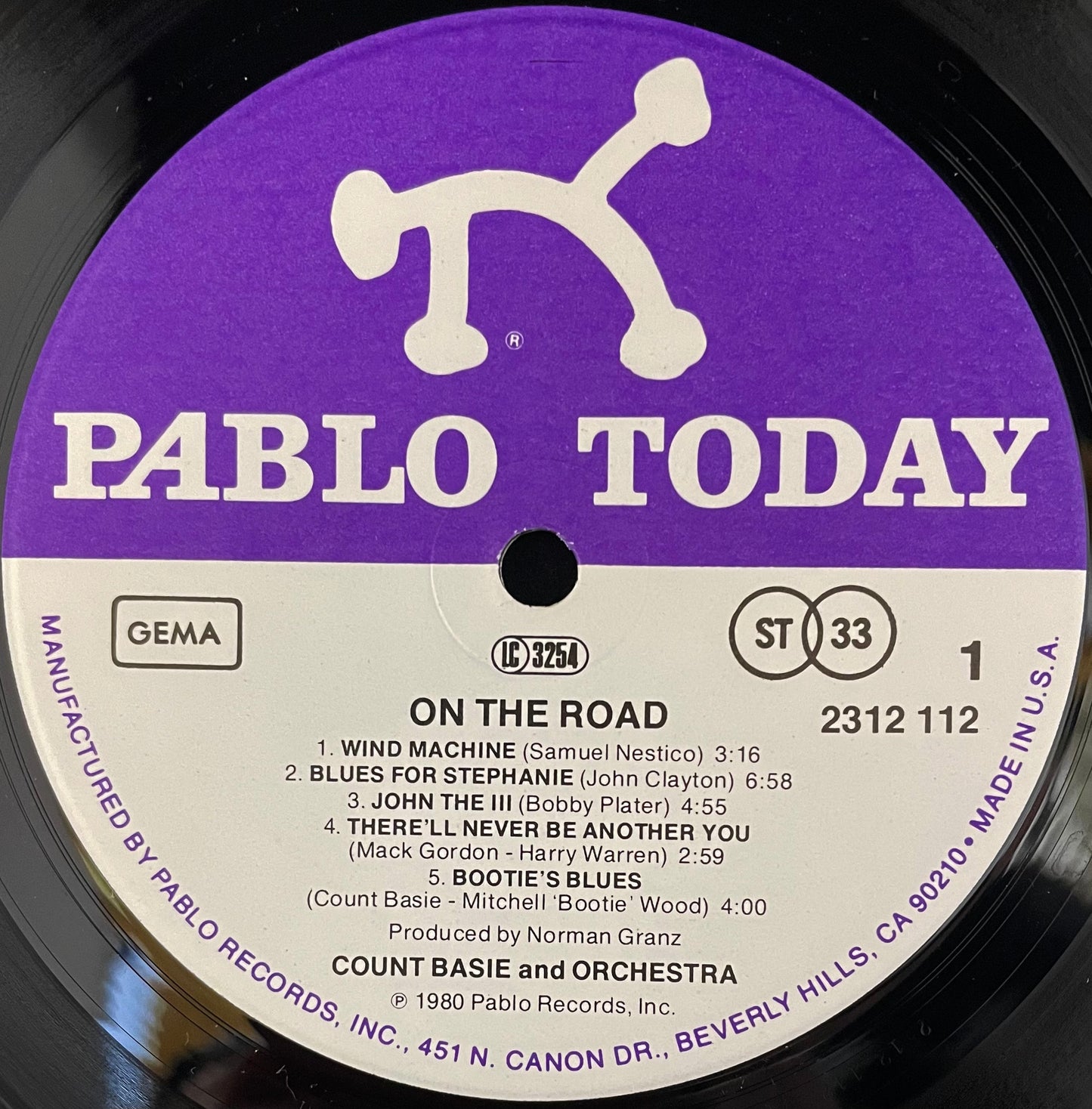 Count Basie And Orchestra – On The Road - USED Vinyl LP