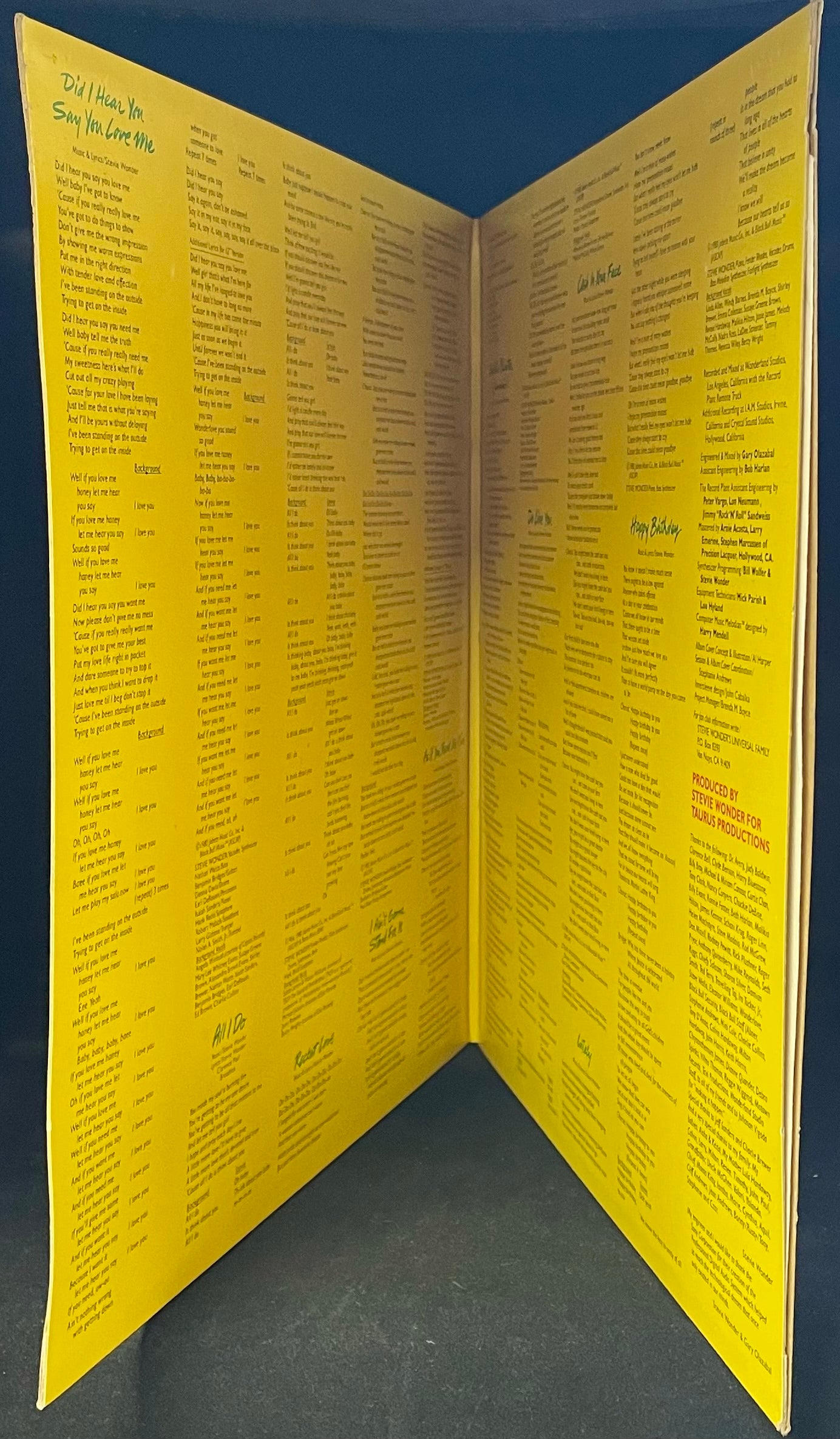 Stevie Wonder – Hotter Than July - USED Vinyl LP