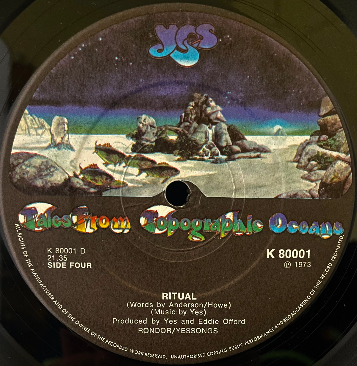 Yes – Tales From Topographic Oceans - USED Vinyl 12" 2LP