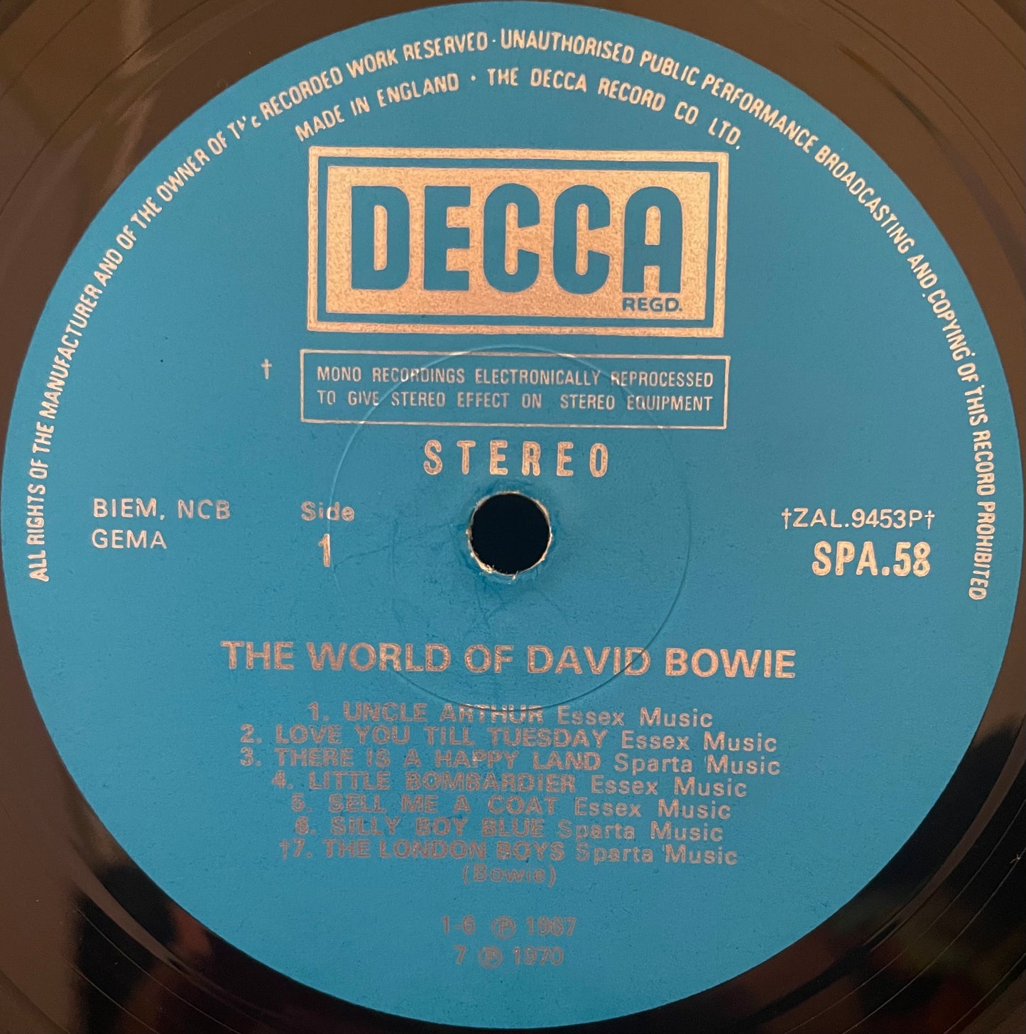 David Bowie – The World Of David Bowie - USED Vinyl LP