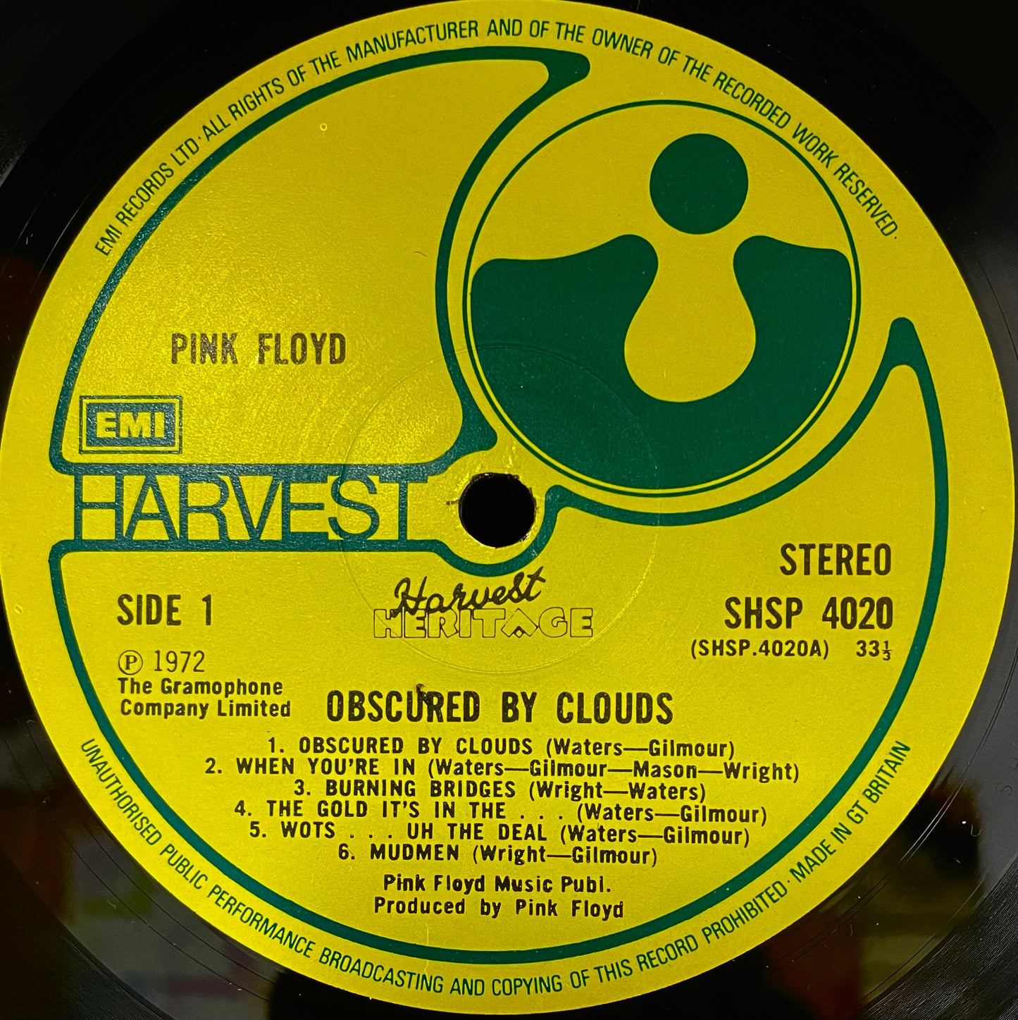 Pink Floyd – Obscured By Clouds - USED Vinyl LP