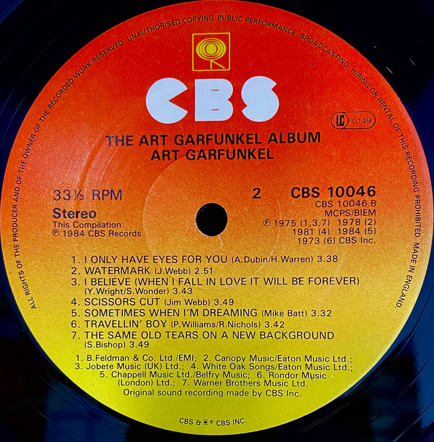 Art Garfunkel – The Art Garfunkel Album - USED Vinyl LP