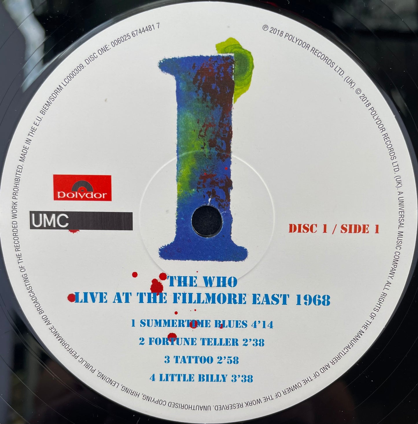 The Who – Live At The Fillmore East 1968 - USED Vinyl 3LP