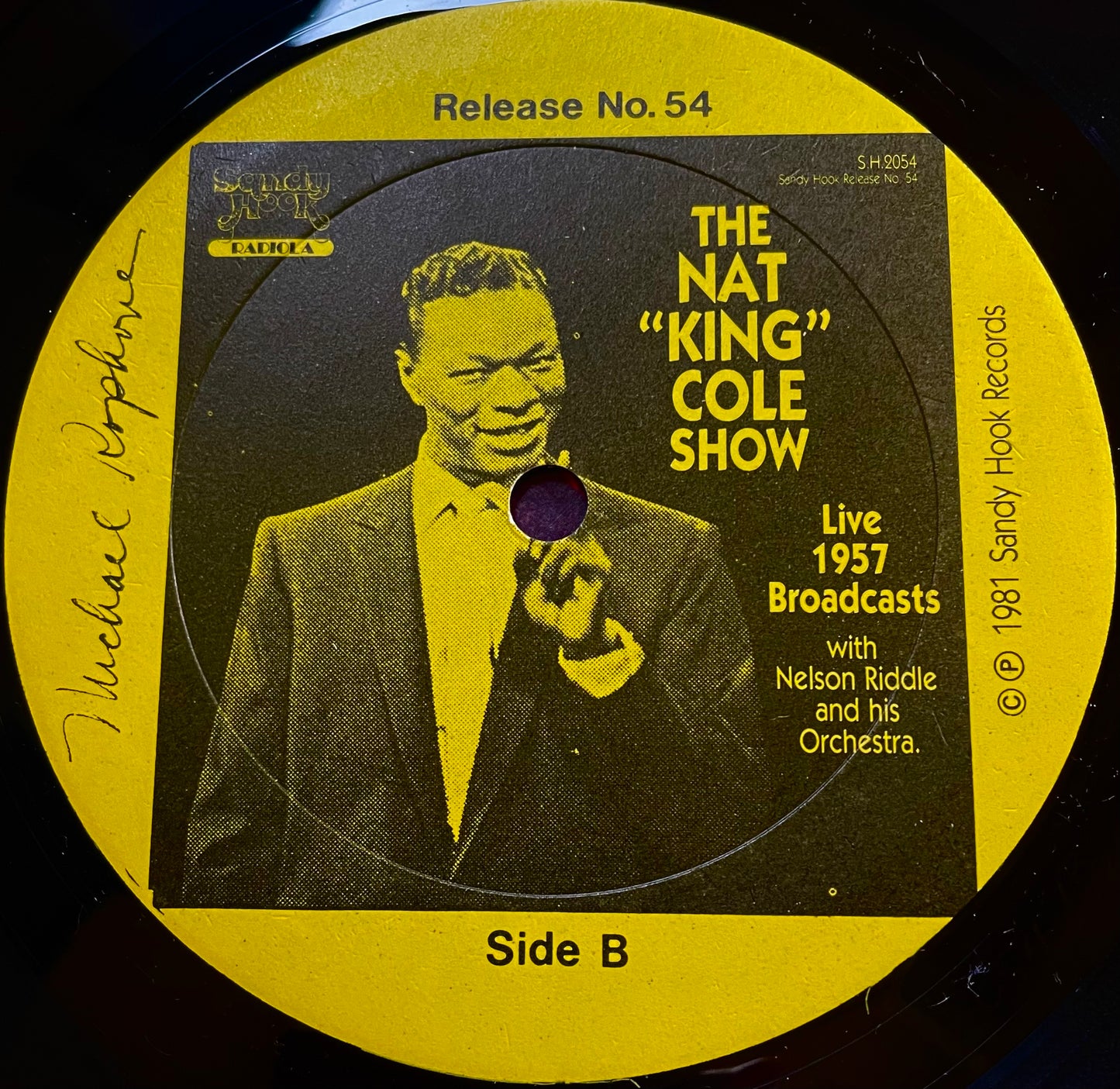 Nat King Cole, Nelson Riddle – The Nat King Cole Show~Live 1957 Broadcasts - USED Vinyl LP MONO