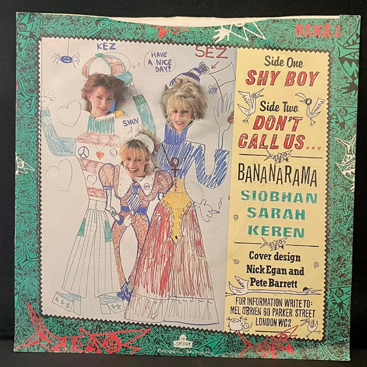 Bananarama – Shy Boy - USED Vinyl 7" Single
