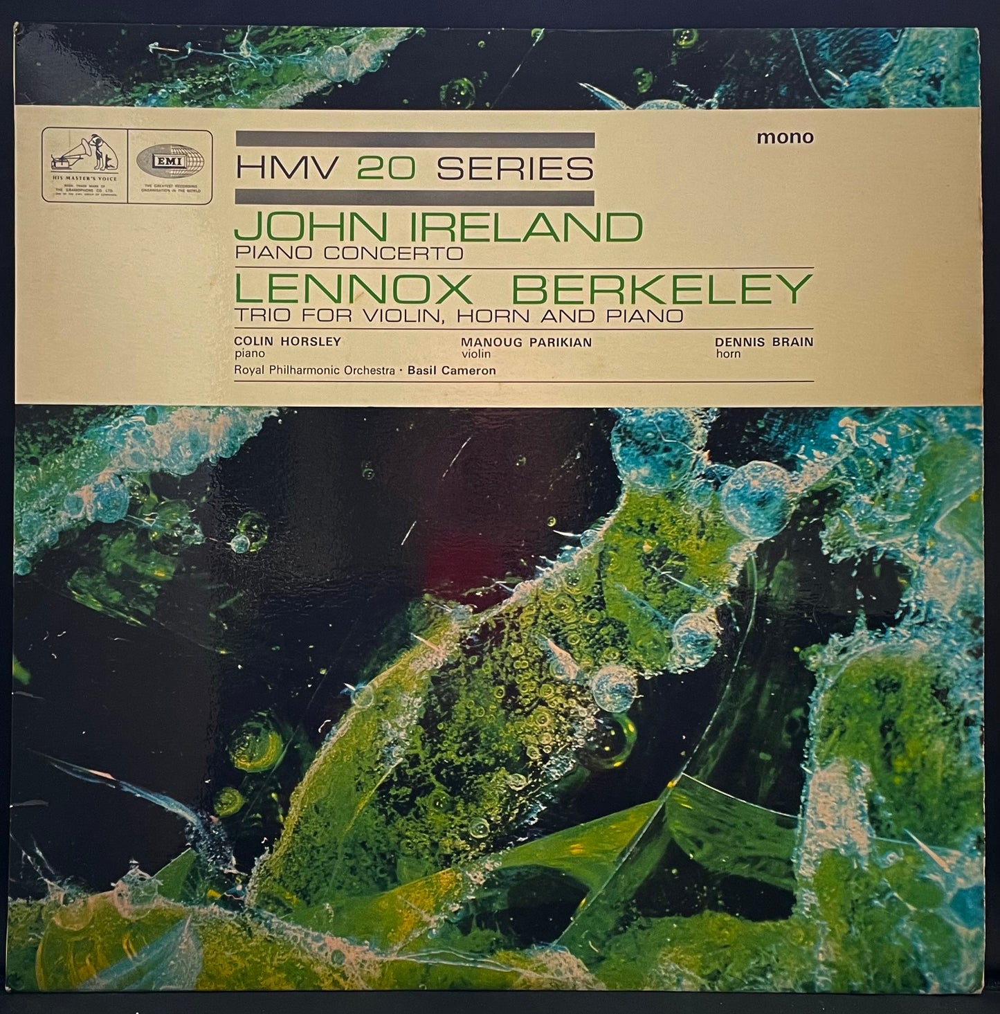 J. Ireland, L. Berkeley – Piano Concerto, Trio For Violin, Horn & Piano – USED Vinyl LP MONO