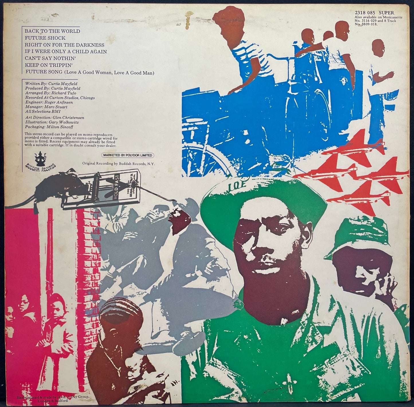 Curtis Mayfield – Back To The World - USED Vinyl LP