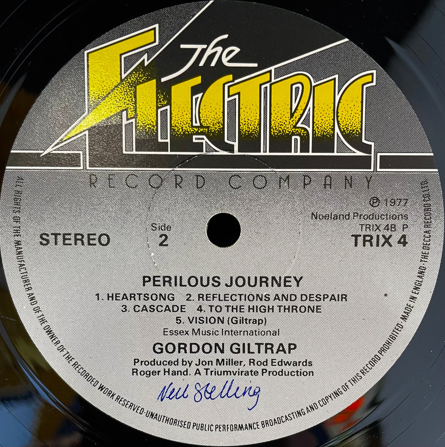 Gordon Giltrap – Perilous Journey - USED Vinyl LP
