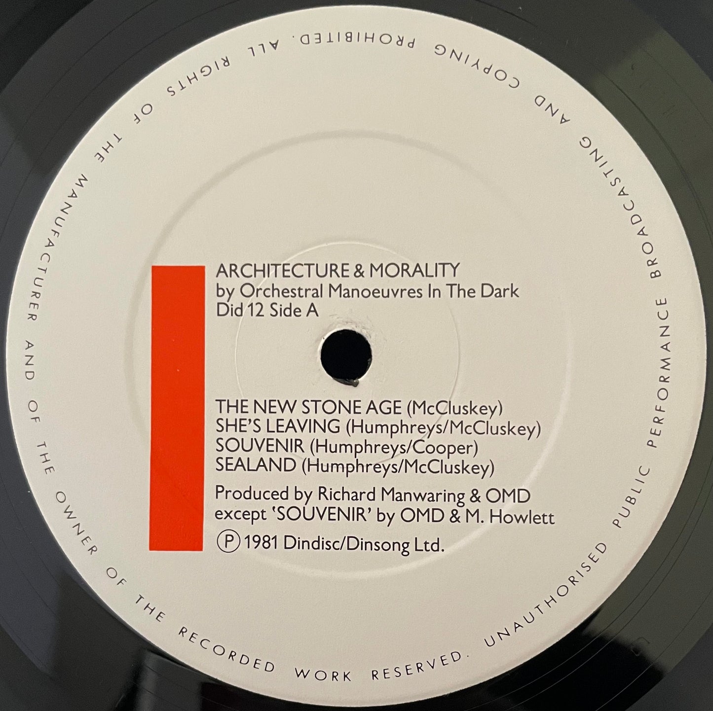 Orchestral Manoeuvres In The Dark – Architecture & Morality - USED Vinyl LP