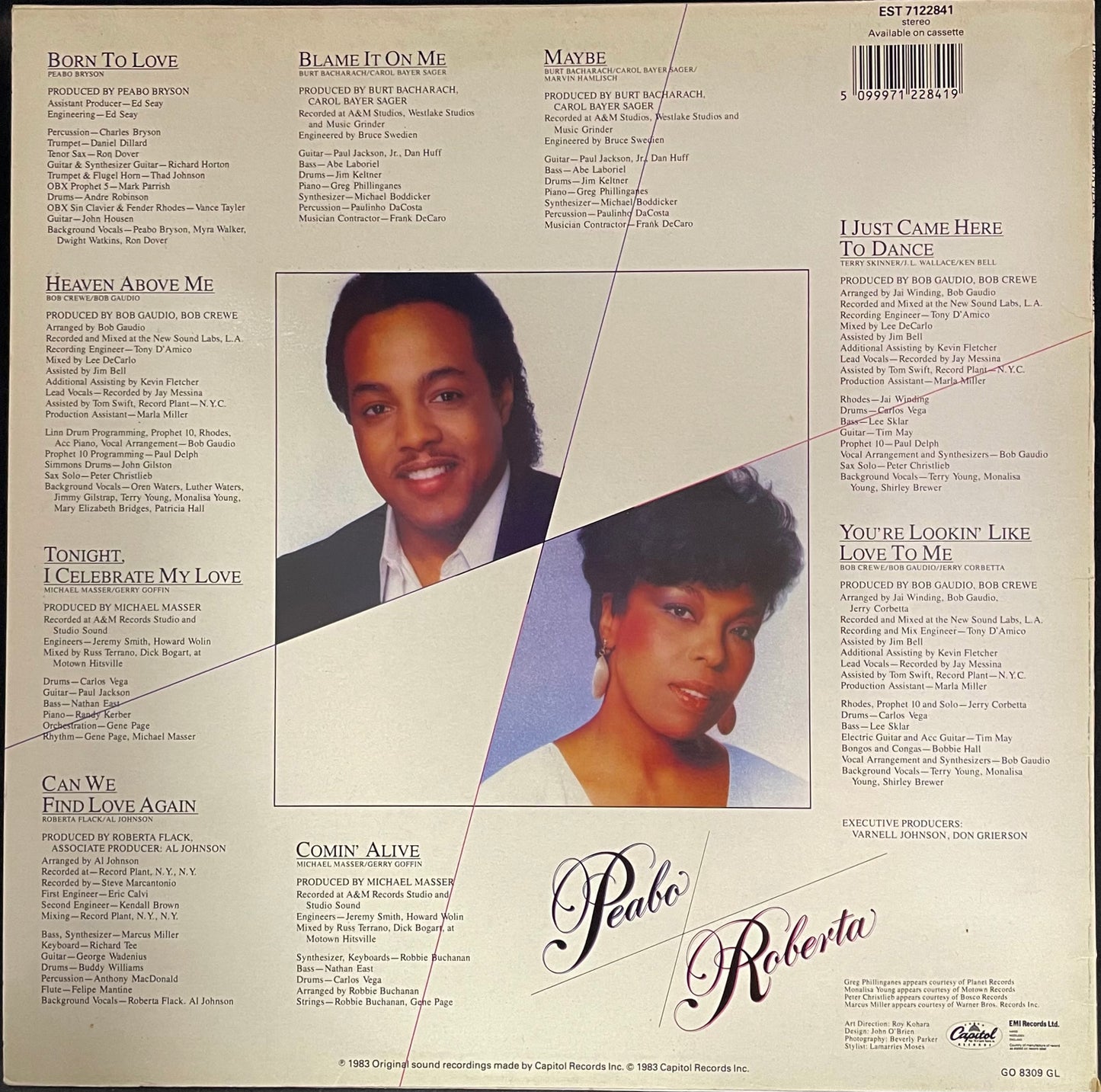 Peabo Bryson / Roberta Flack – Born To Love - USED Vinyl LP