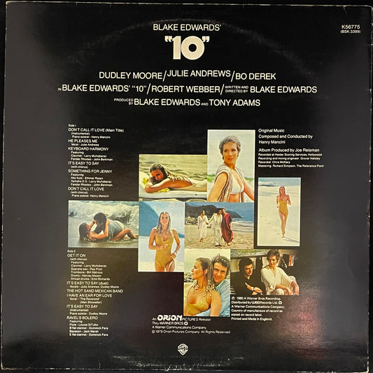 Henry Mancini – 10 Original Motion Picture Sound Track - USED Vinyl LP