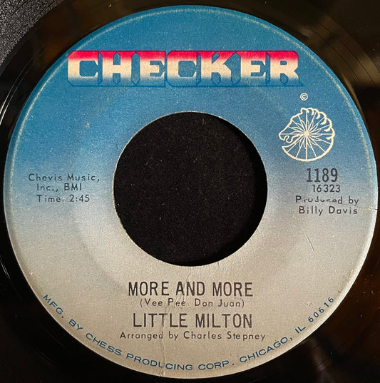 Little Milton – More And More / The Cost Of Living - USED Vinyl 7" Single