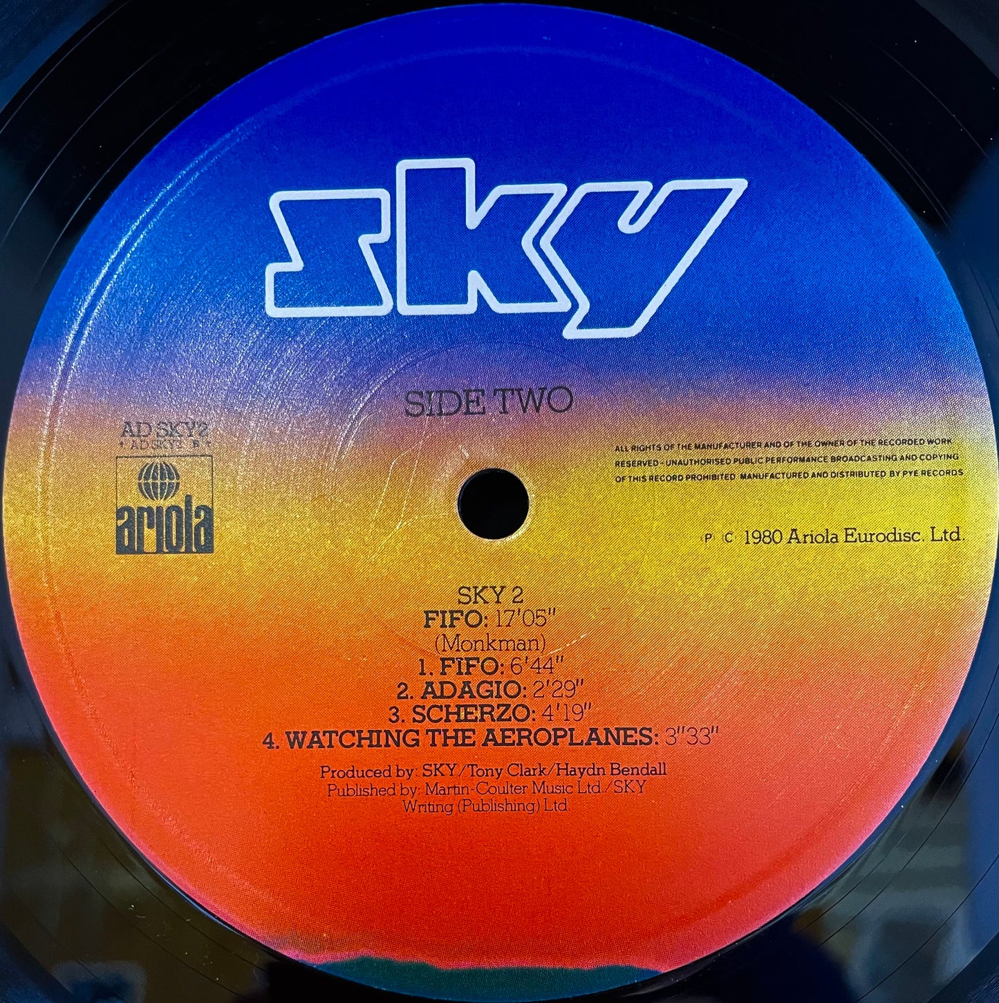 Sky – Sky 2 - USED Vinyl LP
