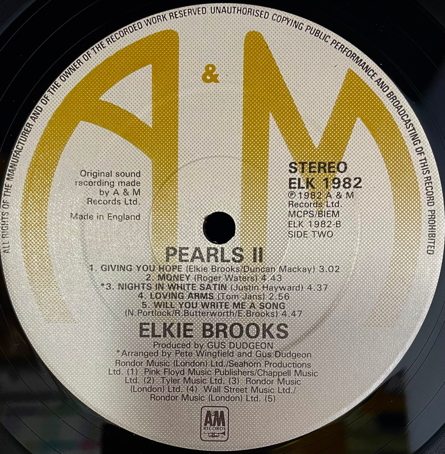 Elkie Brooks – Pearls II - USED Vinyl LP
