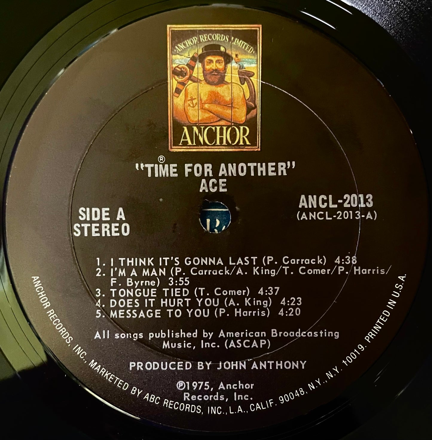 Ace – Time For Another - USED Vinyl LP