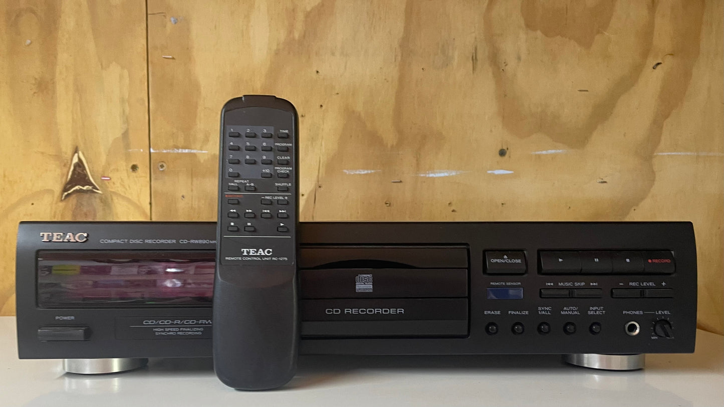 TEAC CD-RW890MKII Compact Disc Recorder - Black