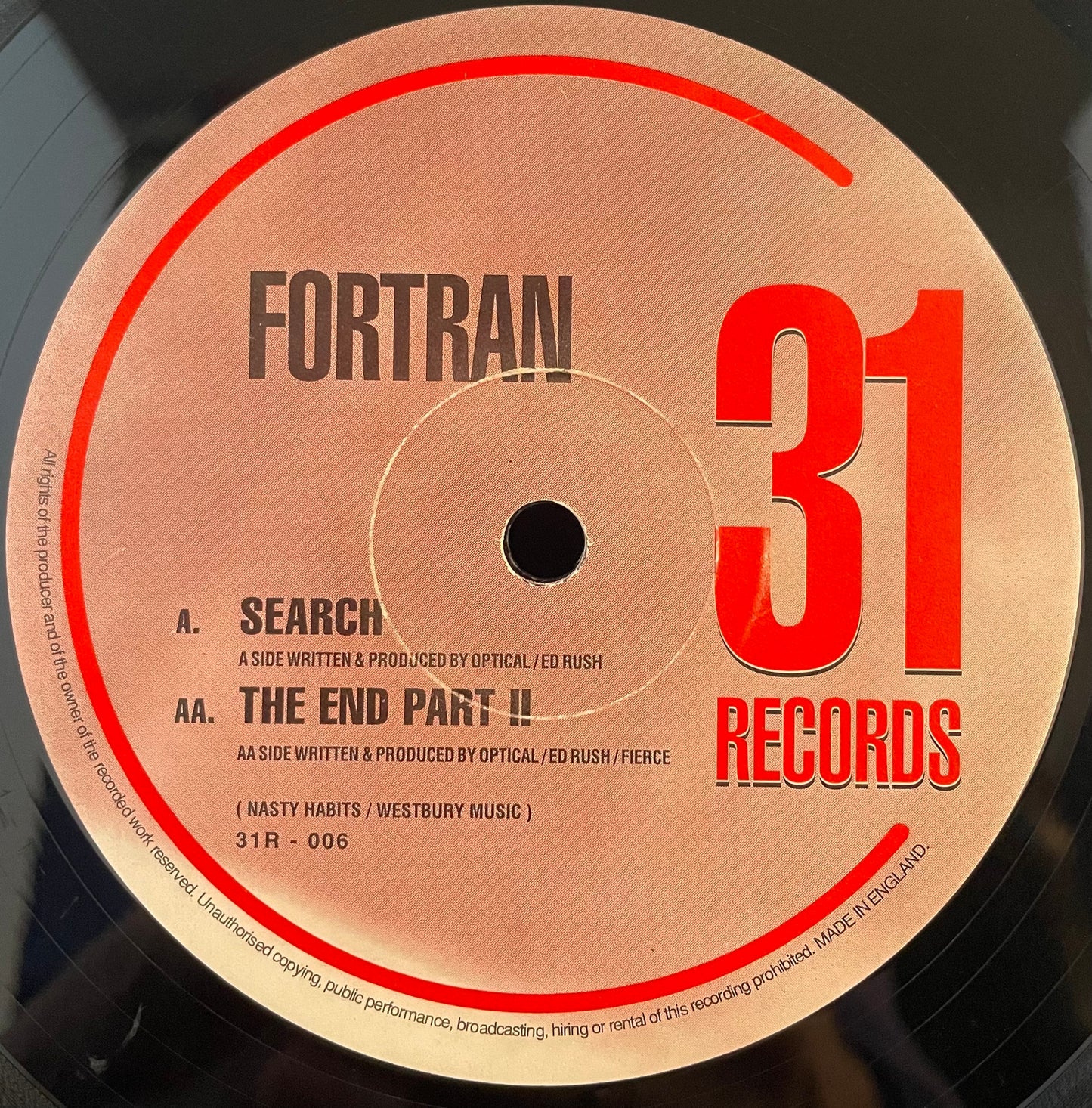 Fortran – Search / The End Part II – USED Vinyl 12" Single