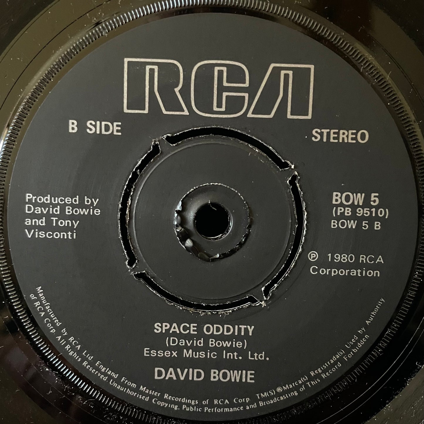David Bowie – Alabama Song / Space Oddity - USED Vinyl 7" Single  - Poster Sleeve