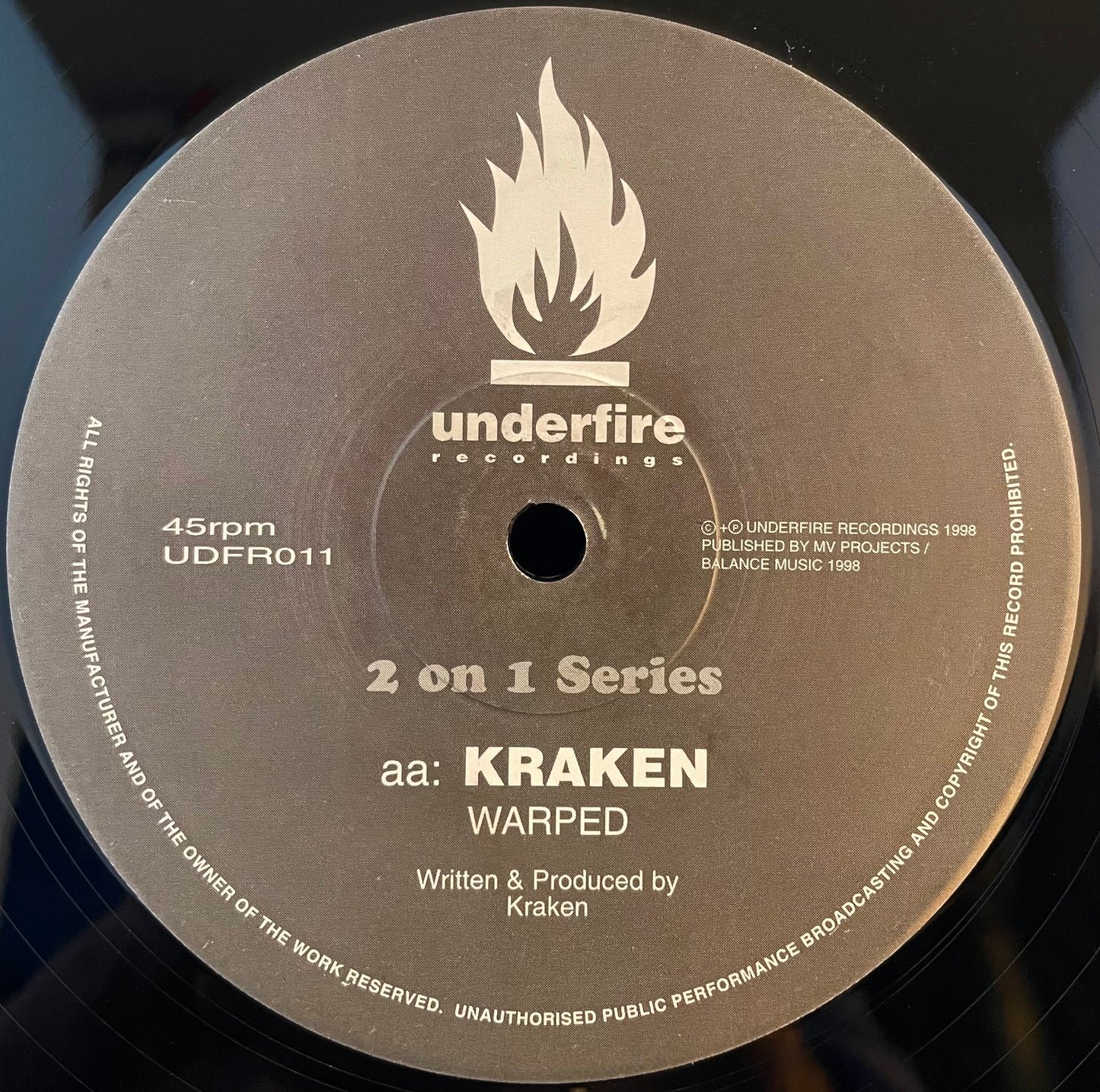 Kinnetix / Kraken – Critical Mass / Warped – USED Vinyl 12" Single