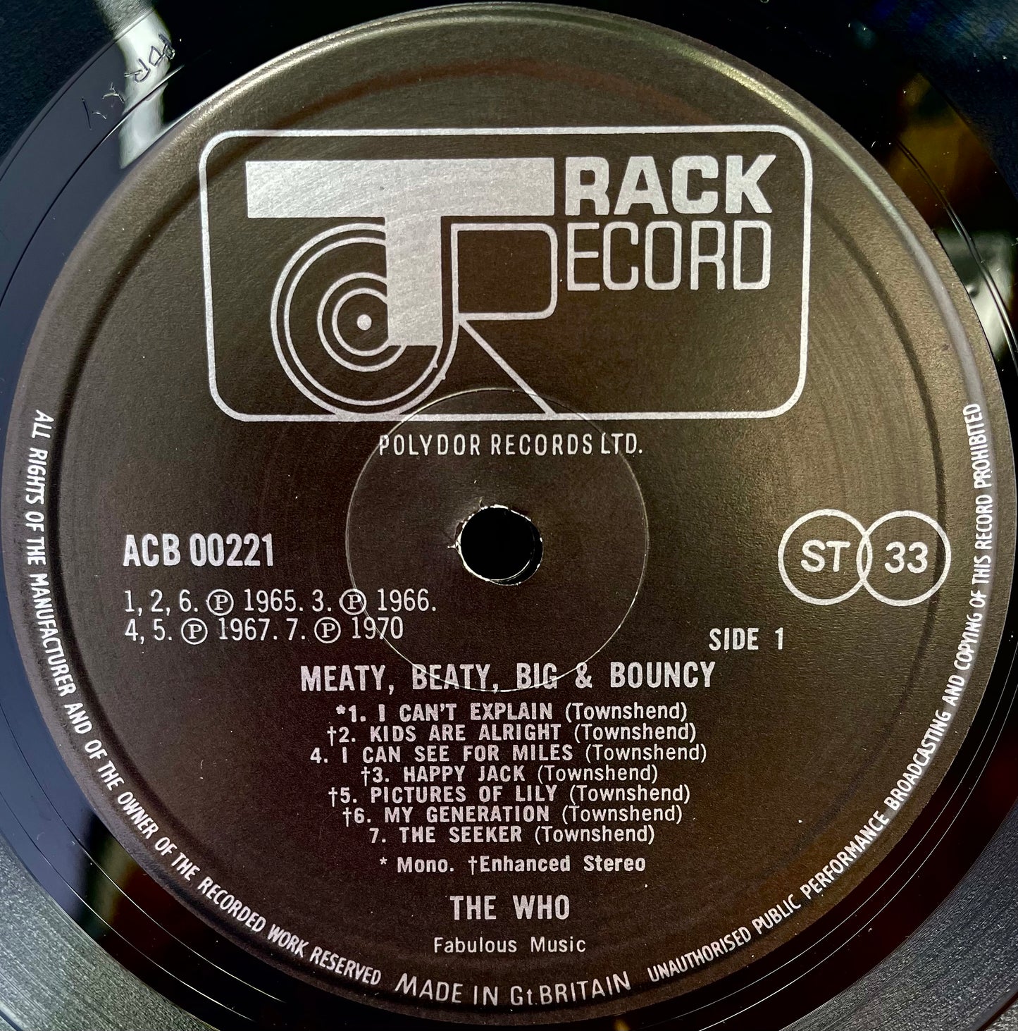 The Who – Meaty Beaty Big & Bouncy - USED Vinyl LP