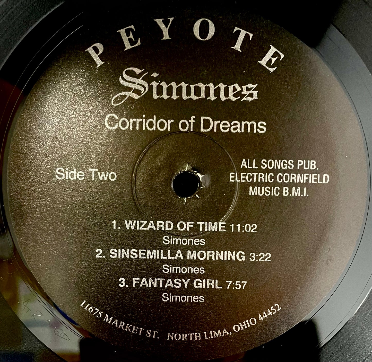 Simones – Corridor Of Dreams - USED Vinyl LP