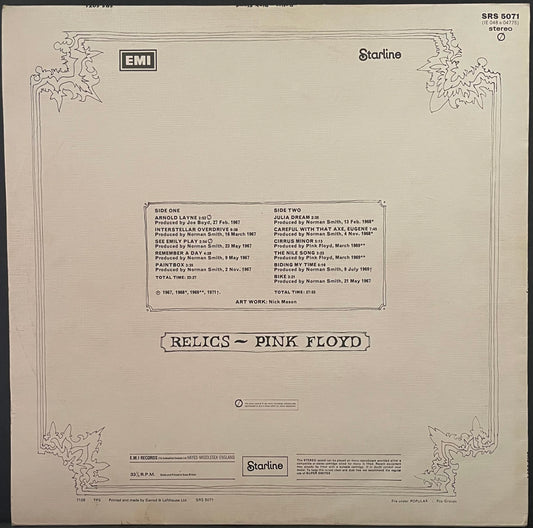 Pink Floyd – Relics - USED Vinyl LP
