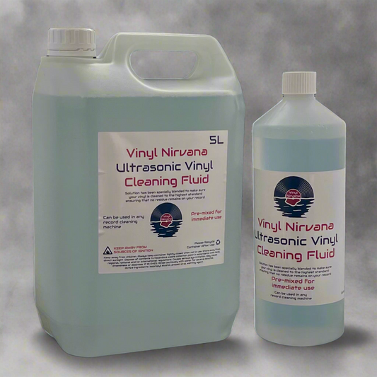 Vinyl Nirvana Ultrasonic Vinyl Record Cleaner Fluid Cleaning Fluid - 1L or 5L