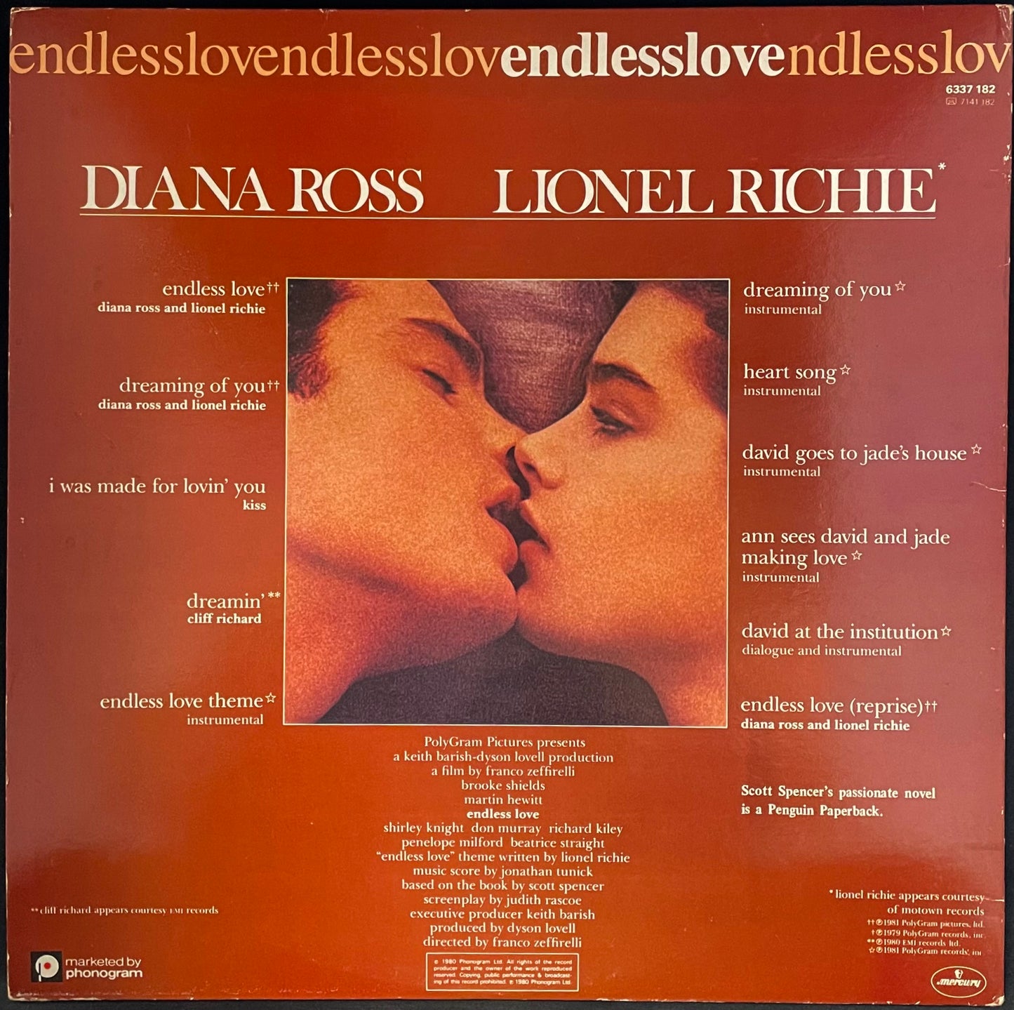Various – Endless Love - USED Vinyl LP
