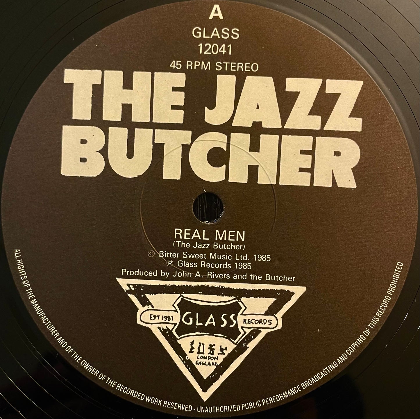The Jazz Butcher – Real Men - USED Vinyl 12" Single