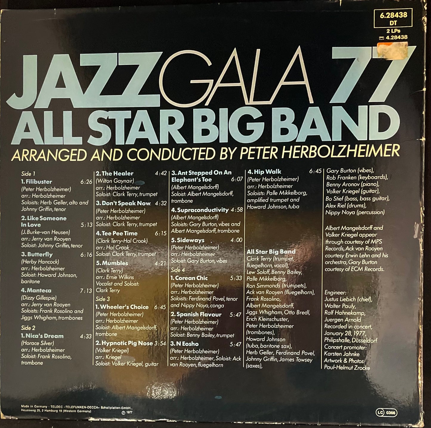 Jazz Gala 77 All Star Big Band – Jazz Gala 77 All Star Big Band - USED Vinyl 2LP