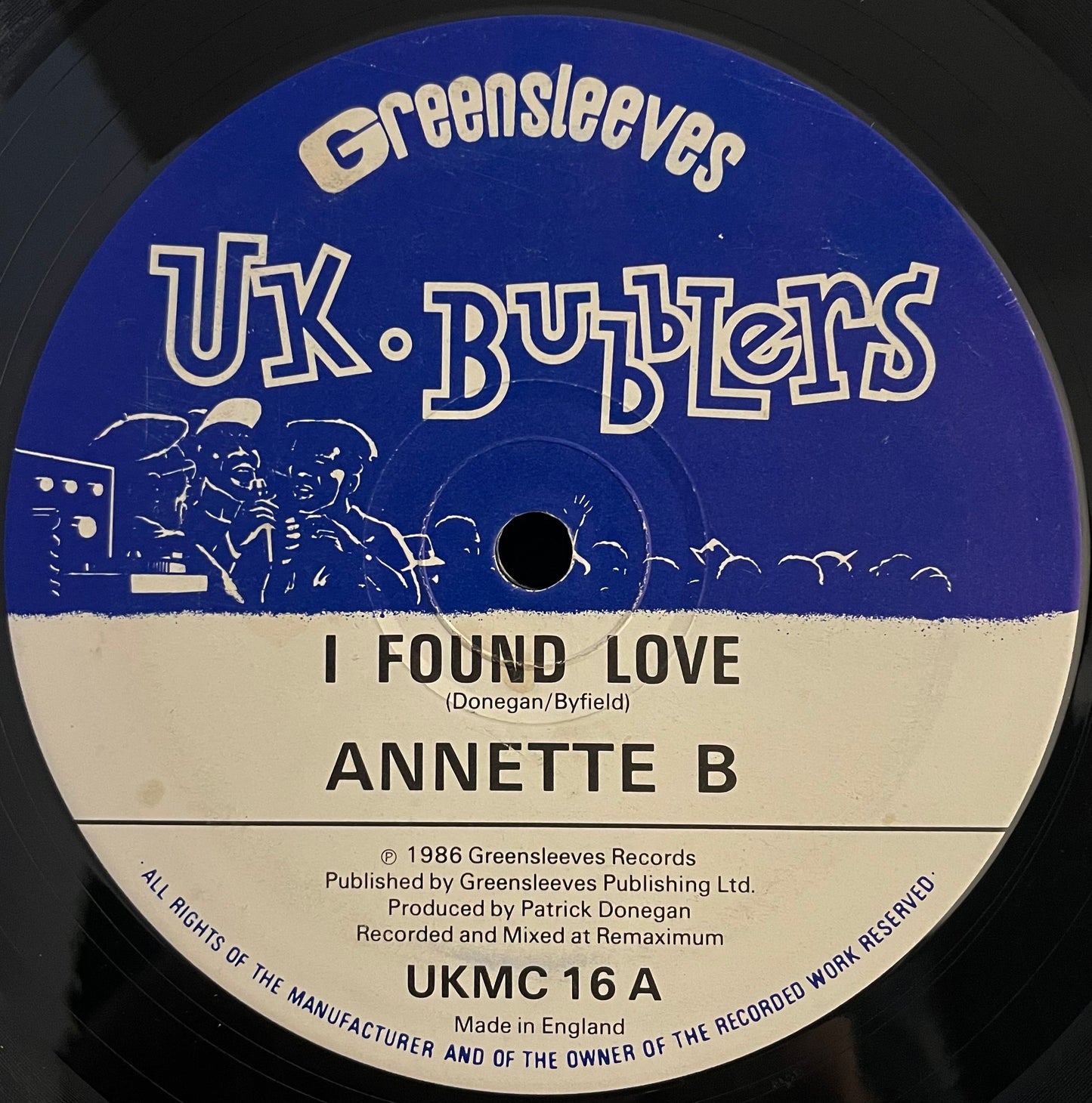 Annette B – I Found Love / Lovers' Version – USED Vinyl 12" Single