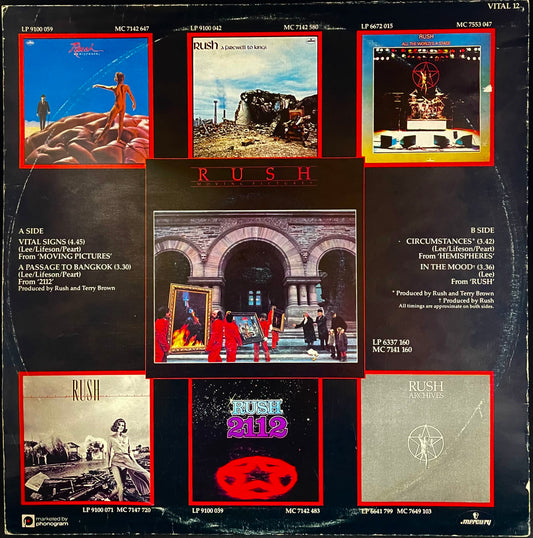 Rush – Vital Signs - USED Vinyl 12" Single