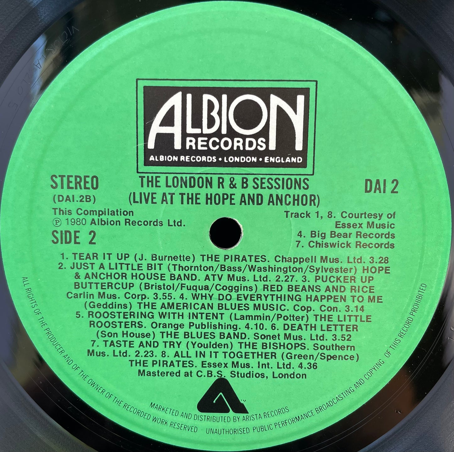 The London R & B Sessions (Live At The Hope And Anchor) - USED Vinyl LP