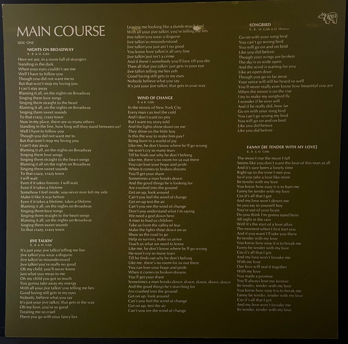 Bee Gees – Main Course - USED Vinyl LP