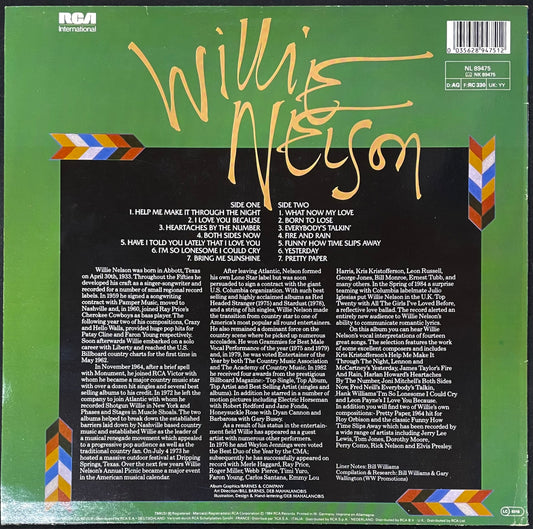 Willie Nelson – Help Me Make It Through The Night - USED Vinyl LP