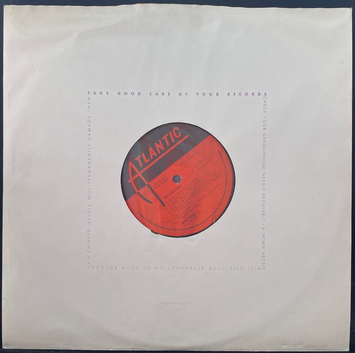 Barrabas – Hi-Jack - USED Vinyl LP