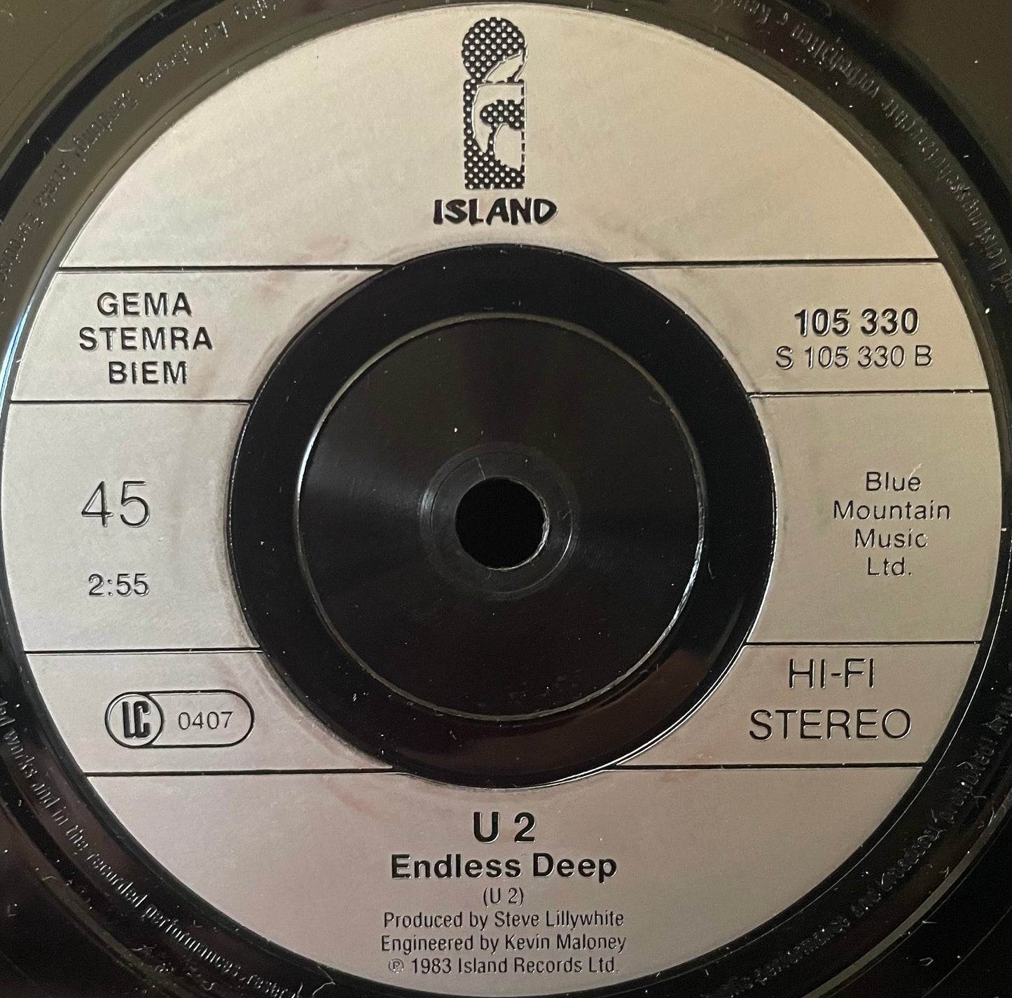 U2– Sunday Bloody Sunday - USED Vinyl 7" Single