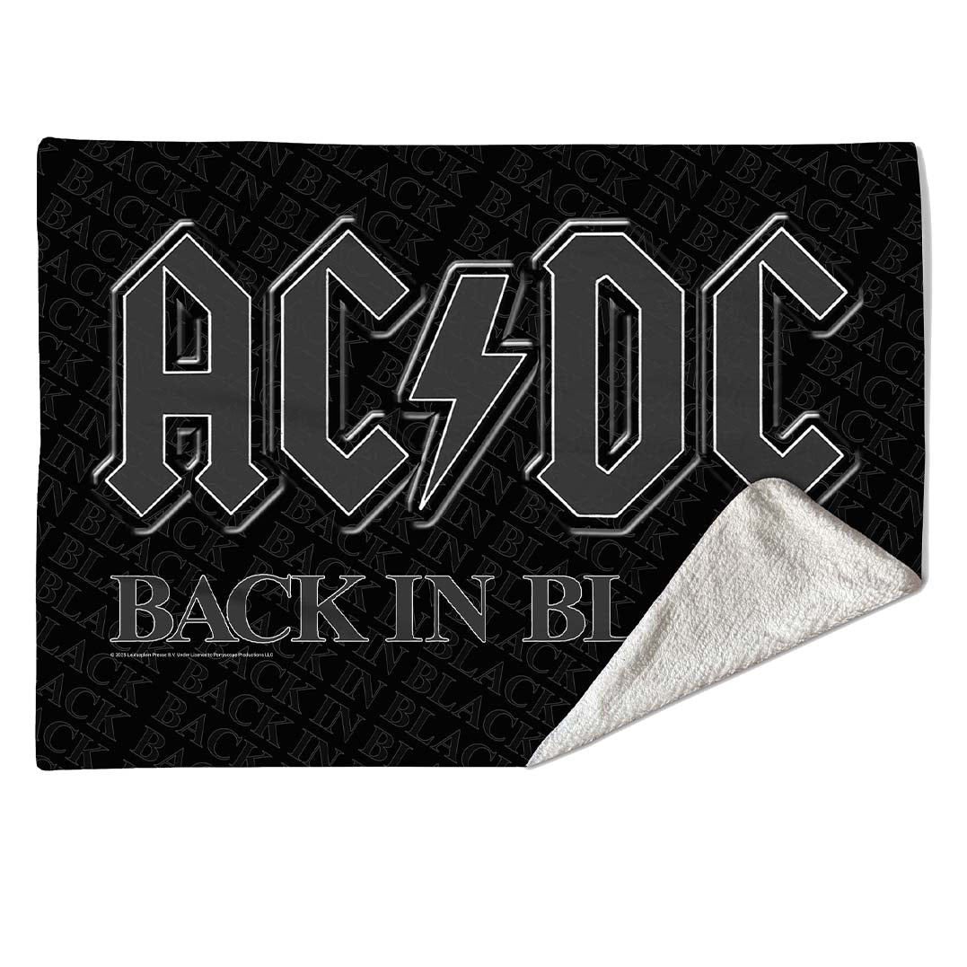 Rocksax AC/DC  Blanket - Back In Black