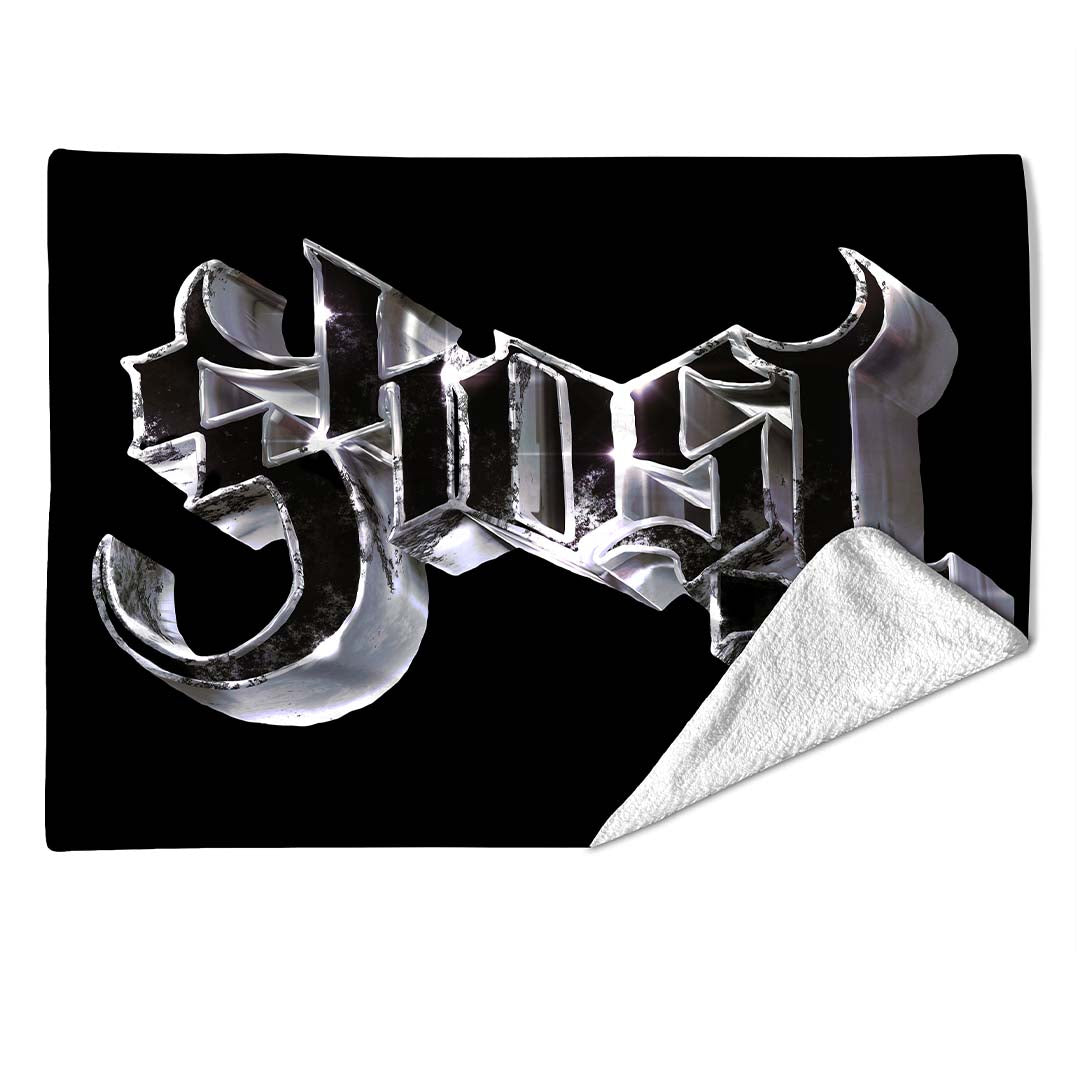 Rocksax Ghost  Blanket - Chrome Logo