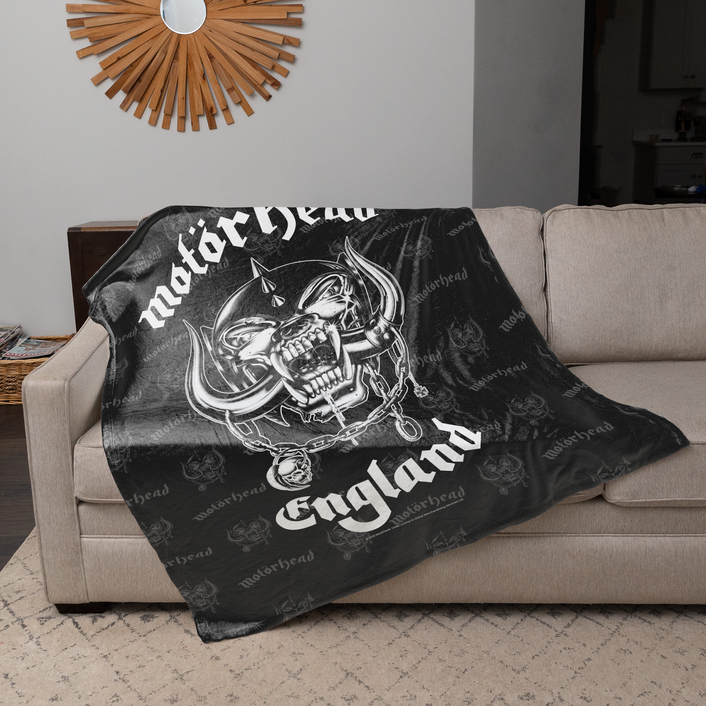 Rocksax Motorhead  Blanket - England