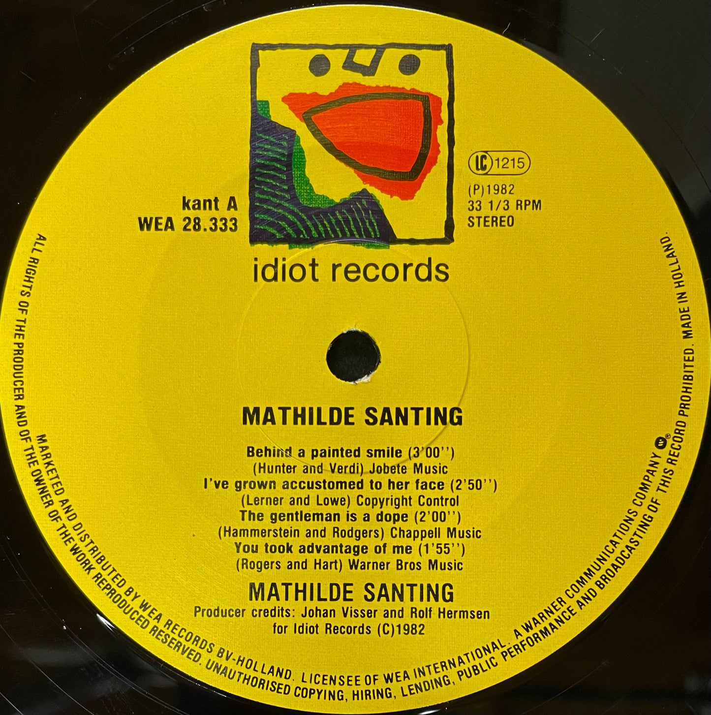 Mathilde Santing – Mathilde Santing - USED Vinyl 10" LP
