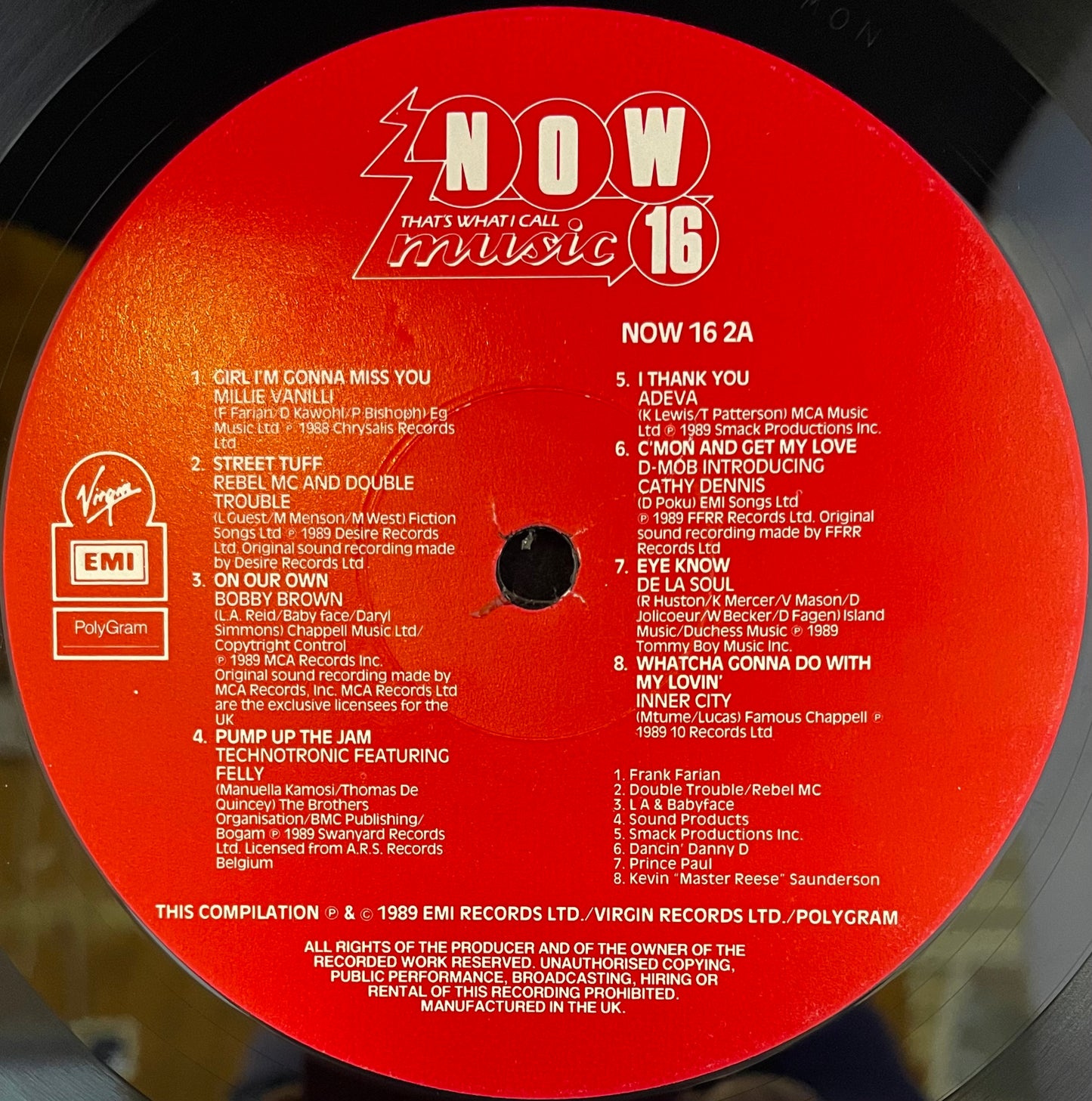 Various – Now That's What I Call Music 16 - USED Vinyl 2LP