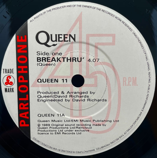 Queen – Breakthru – gebrauchte 7"-Vinyl-Single