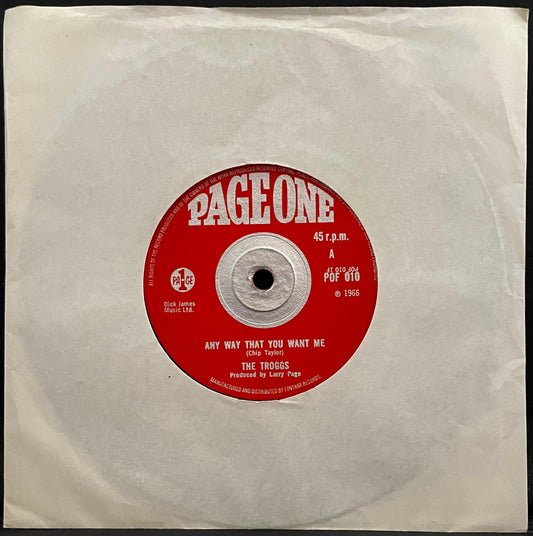 The Troggs – Any Way That You Want Me – gebrauchte 7"-Vinyl-Single – MONO